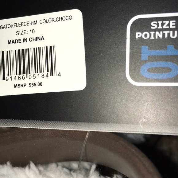 coXist-NWT-Lady’s  White Fleece Lined Clogs-Size 10-Brown - Picture 9 of 9